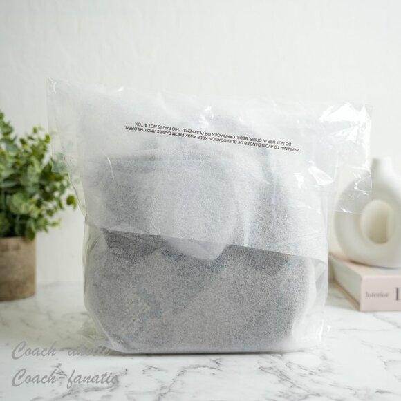 NWT Coach CCE62 Carmen Mini Crossbody Bag With Patchwork in Mushroom *SEALED* - Picture 8 of 9